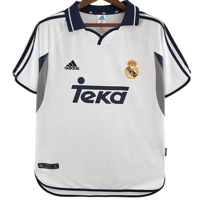 2000-2001 Real Madrid Maillot domicile manches courtes
