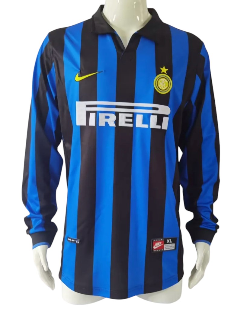 Inter Milan 1998-1999 Maillot domicile manches courtes / manches longues