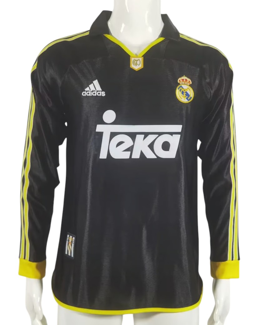 1999-2000 Real Madrid Maillot extérieur manches longues