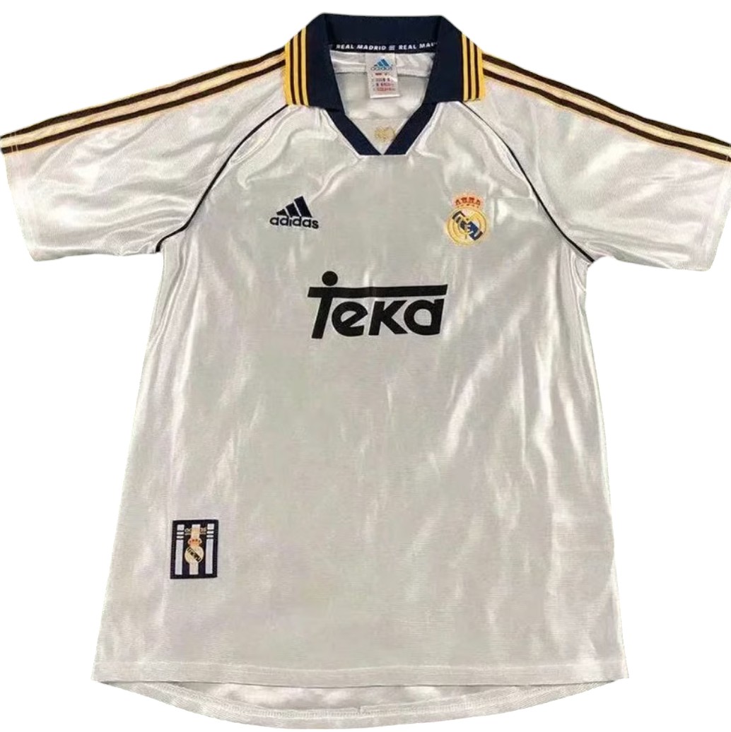 1999-2000 Real Madrid Maillot domicile manches courtes