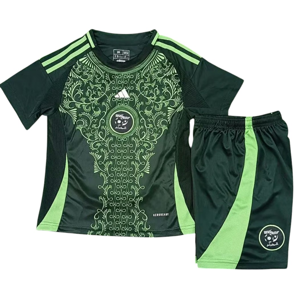 2024-2025 Algérie maillots enfants manches courtes