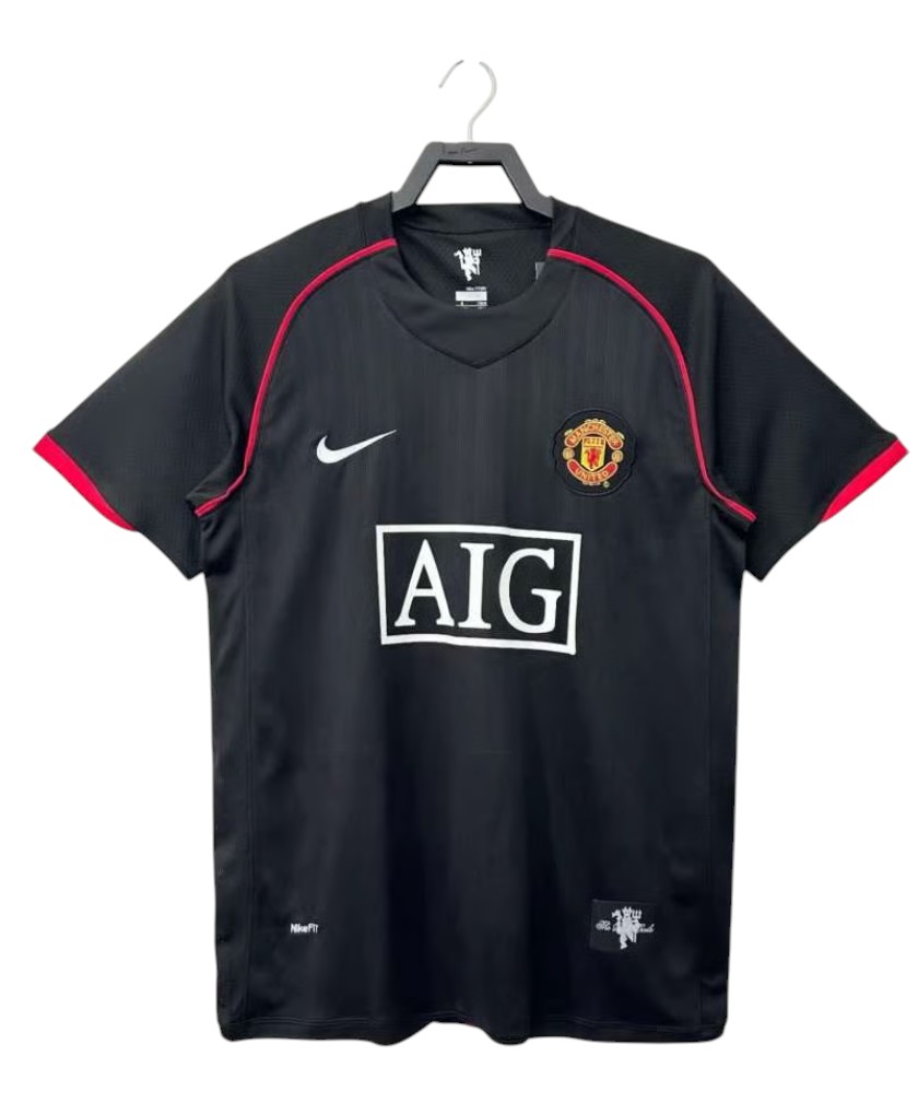 2007-2008 Manchester United Ronaldo Premier League maillot manches courtes / manches longues