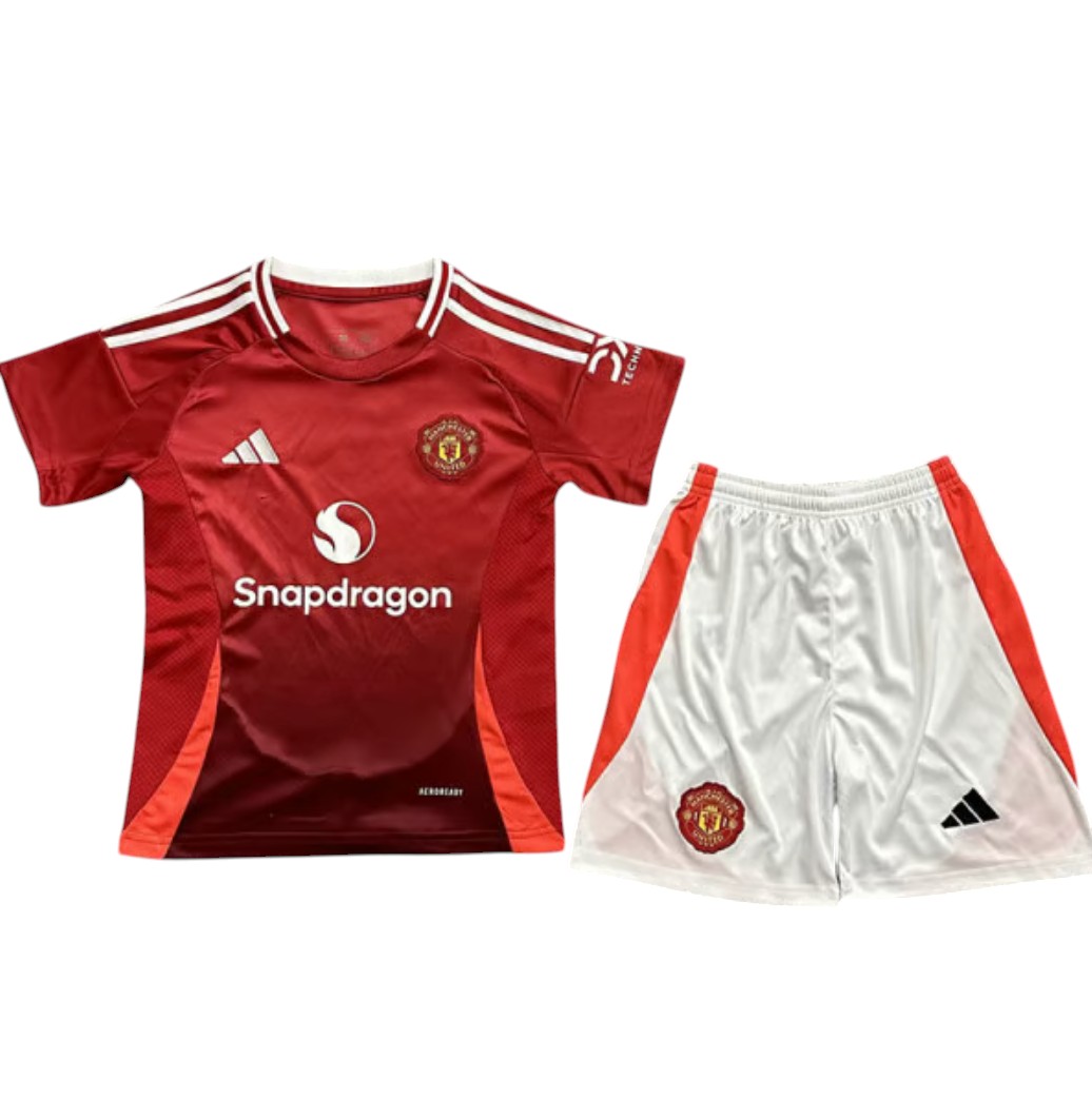 2024-2025 Manchester United maillots enfants manches courtes
