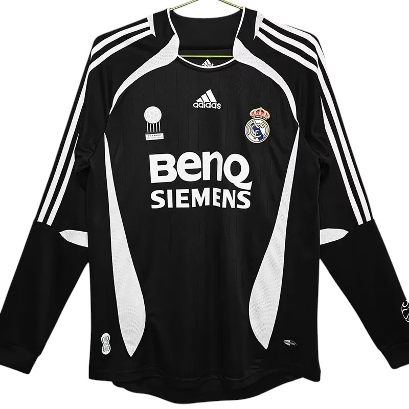 2006-2007 Real Madrid Maillot extérieur manches longues