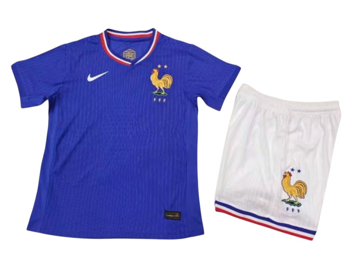 2024 - 2025 France maillots enfants manches courtes