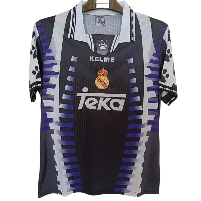 1997-1998 Real Madrid Maillot extérieur manches courtes