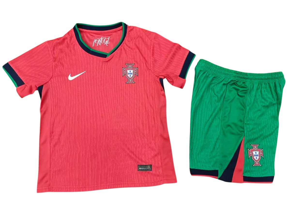 2024-2025 Portugal maillots enfants manches courtes