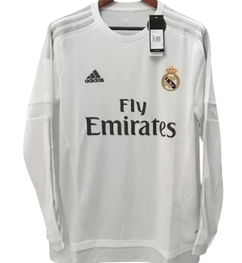 2015-2016 Real Madrid Maillot domicile manches longues