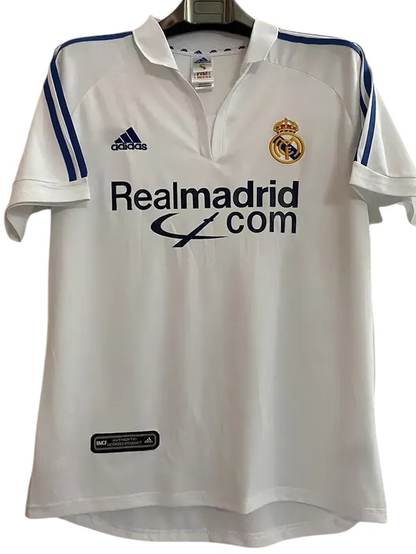 2001-2002 Real Madrid Maillot domicile manches courtes