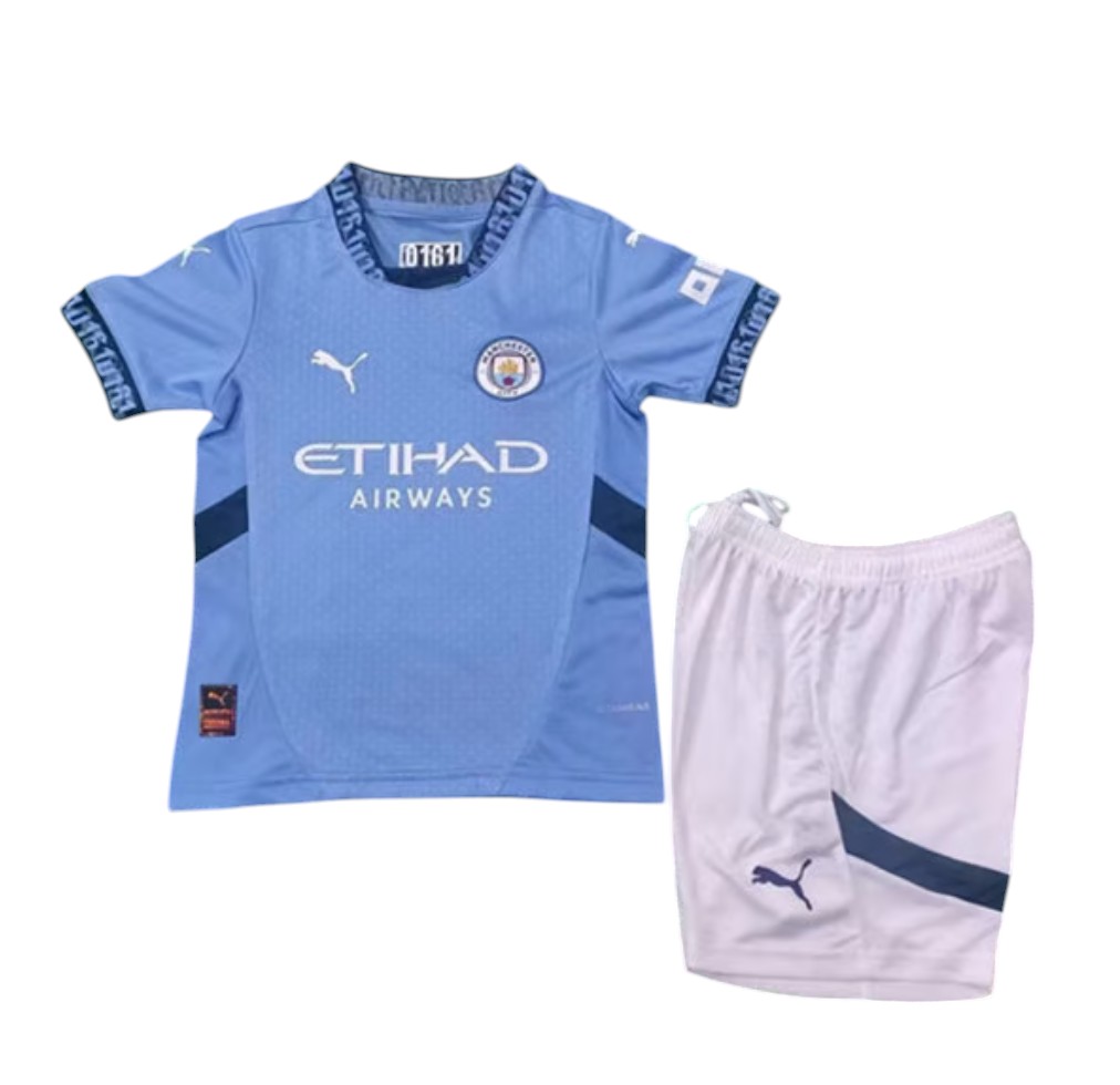 2024-2025 Manchester City maillots enfants manches courtes