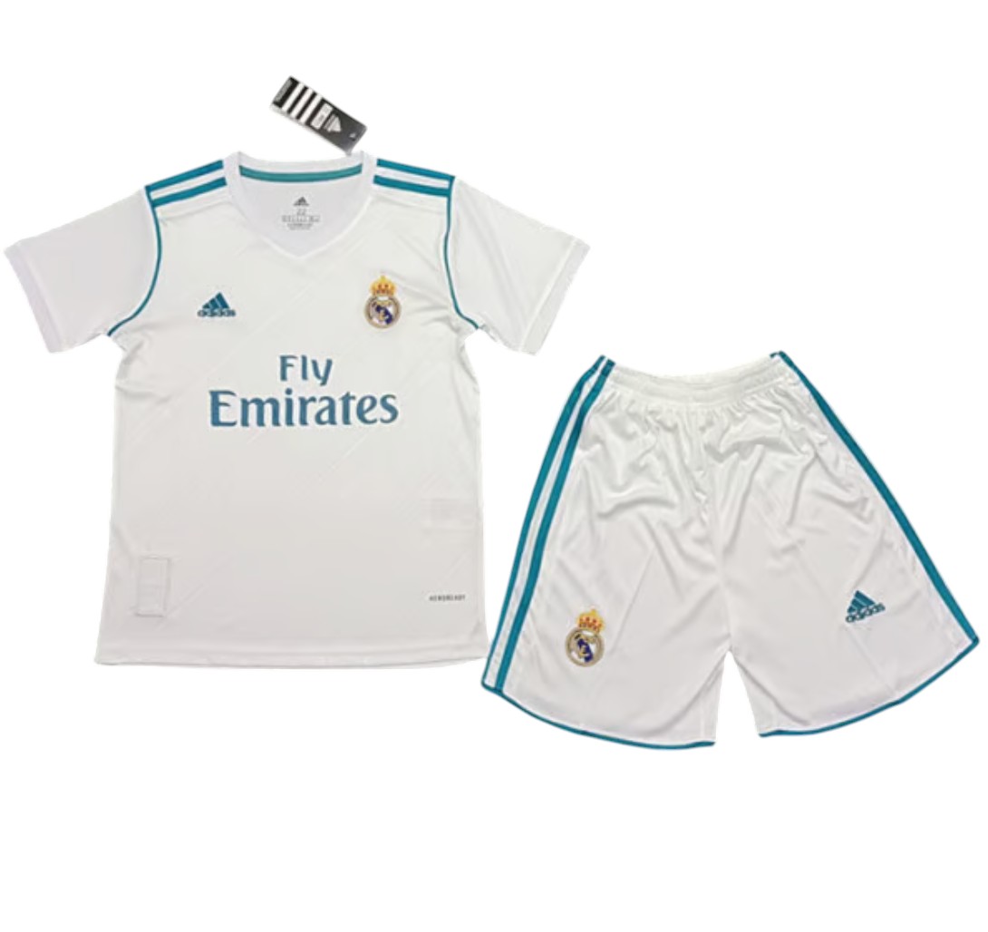 2017-2018 Real Madrid maillots enfants manches courtes