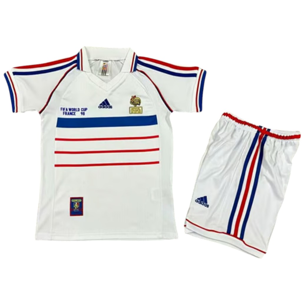 1998 France maillots enfants manches courtes