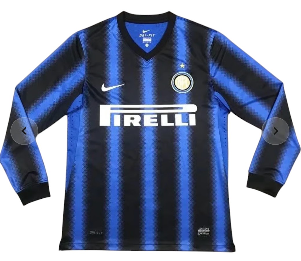  Inter Milan Maillot domicile 2010-2011 maillot manches courtes / manches longues
