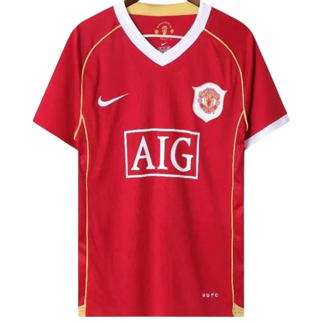2006-2007 Manchester United Maillot manches courtes