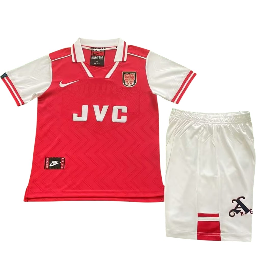 1996-1997 Arsenal maillots enfants manches courtes