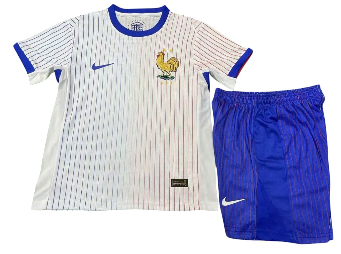 2024 - 2025 France maillots enfants manches courtes