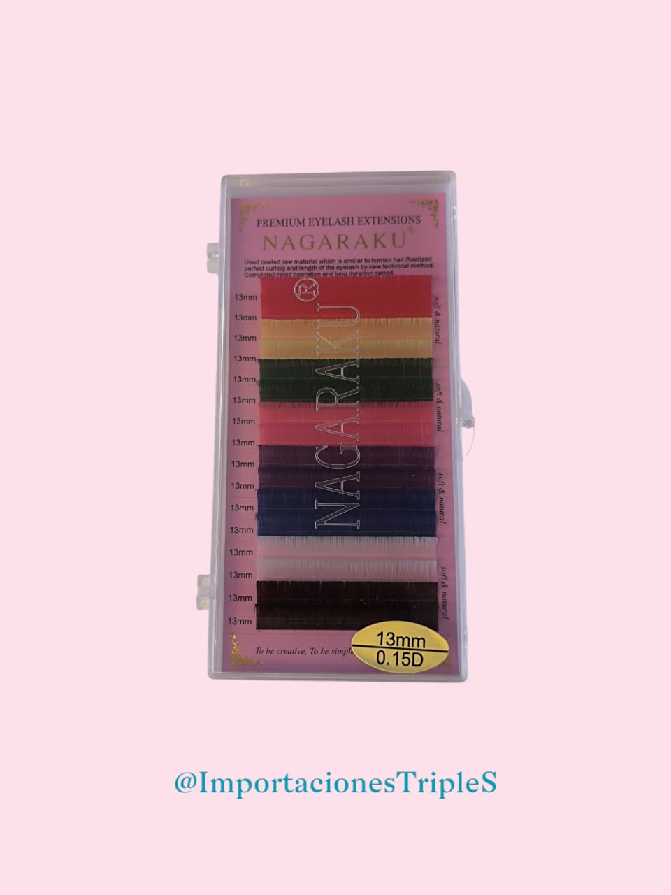 Pestañas de colores