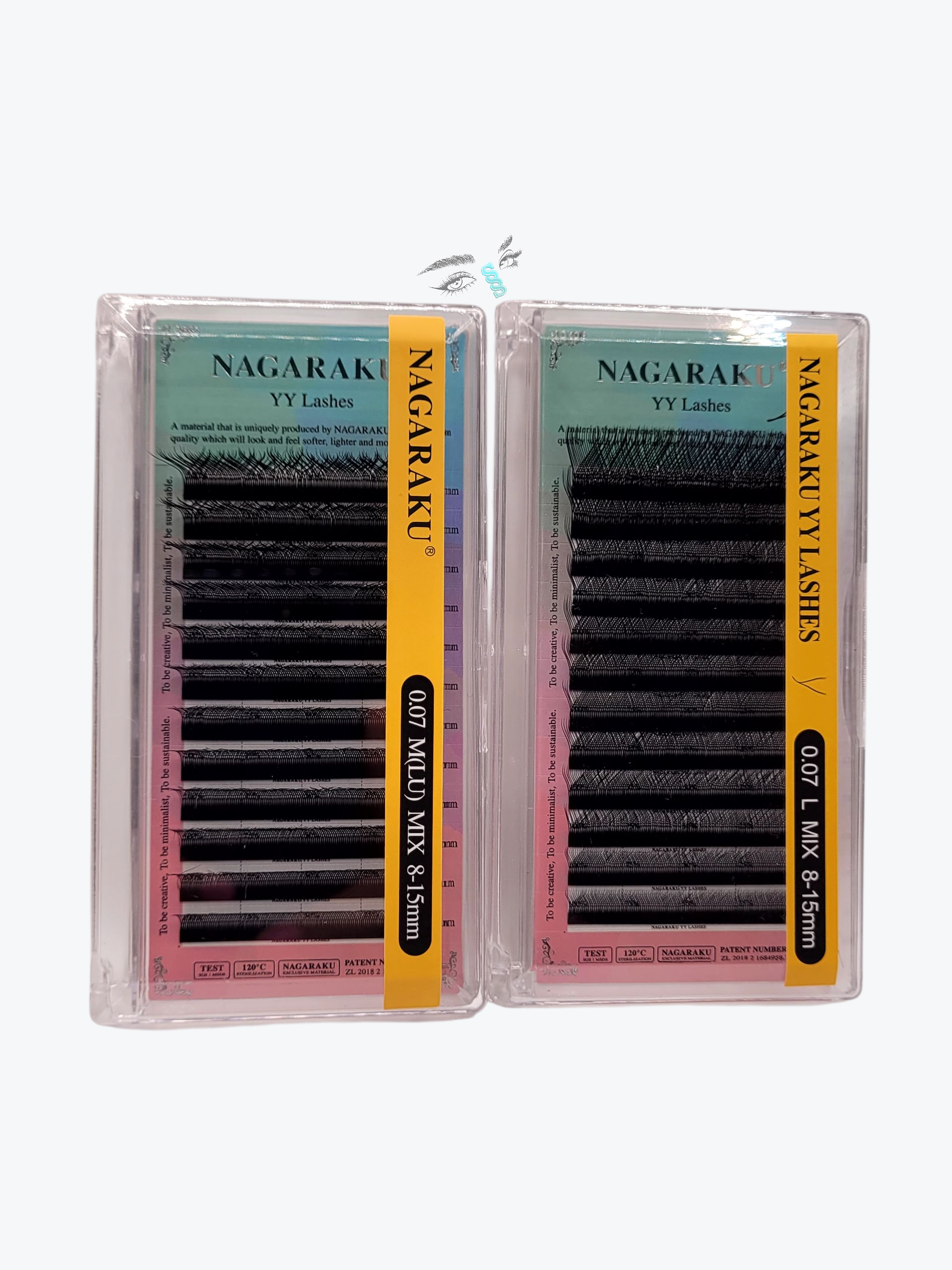 Pestañas YY curva L y M