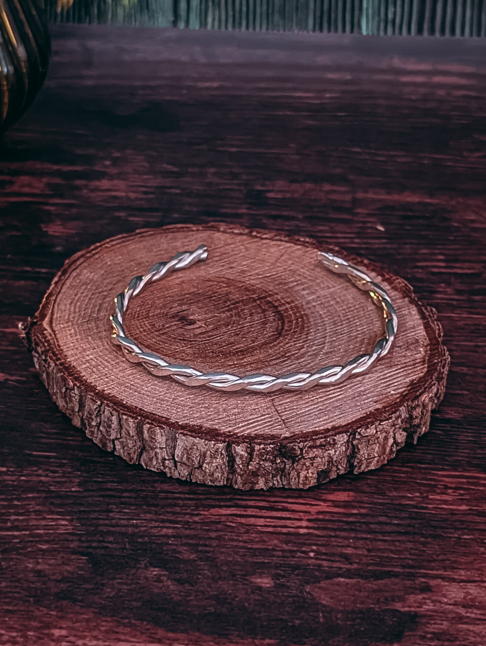 Jonc Entrelacs argent