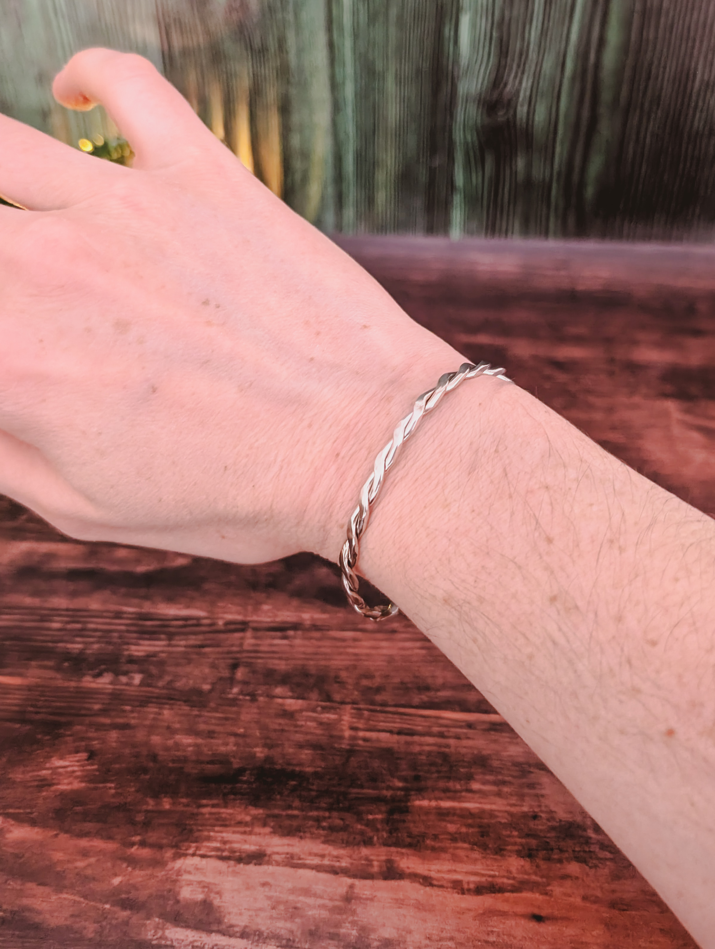 Jonc Entrelacs argent