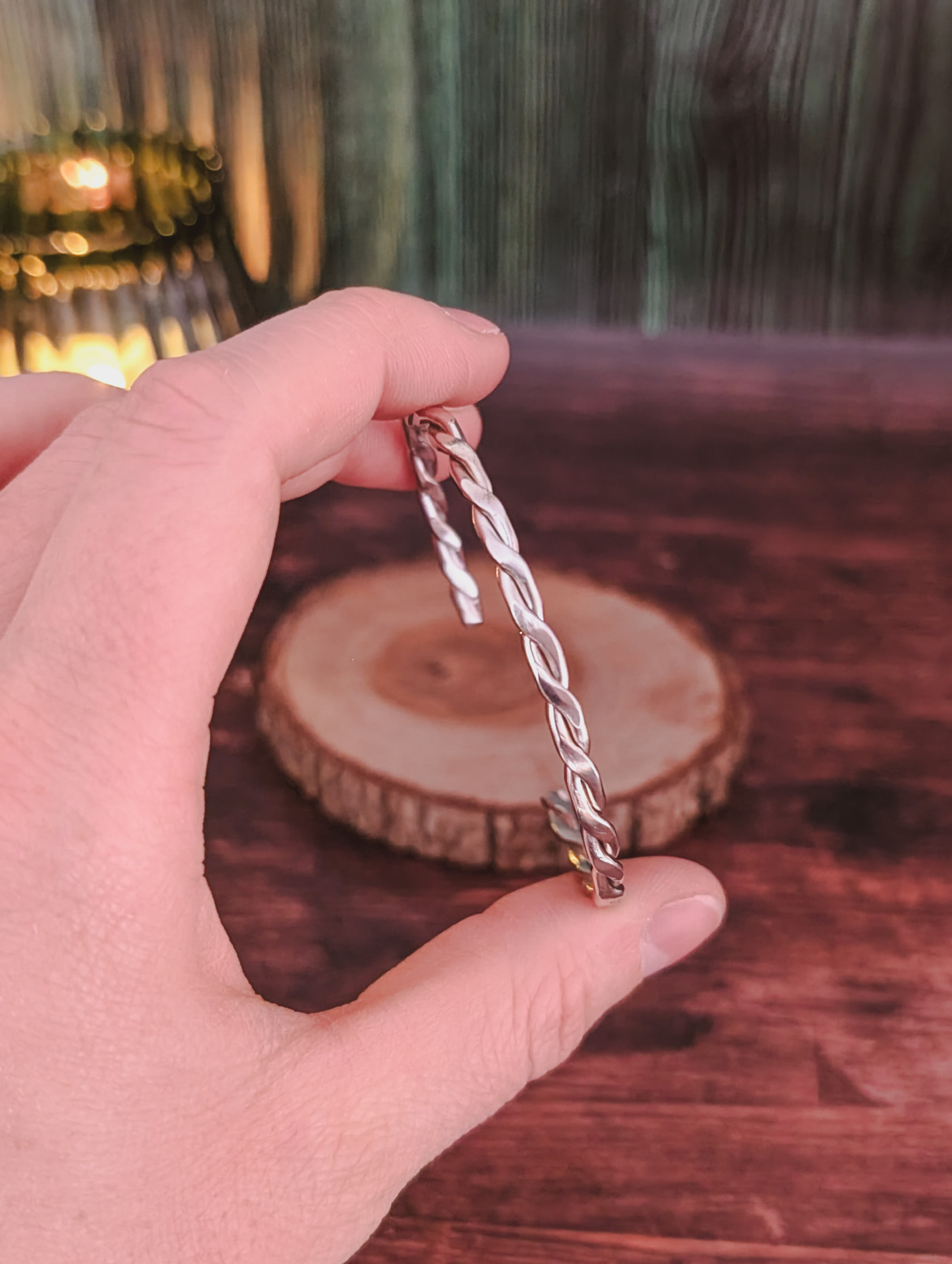 Jonc Entrelacs argent