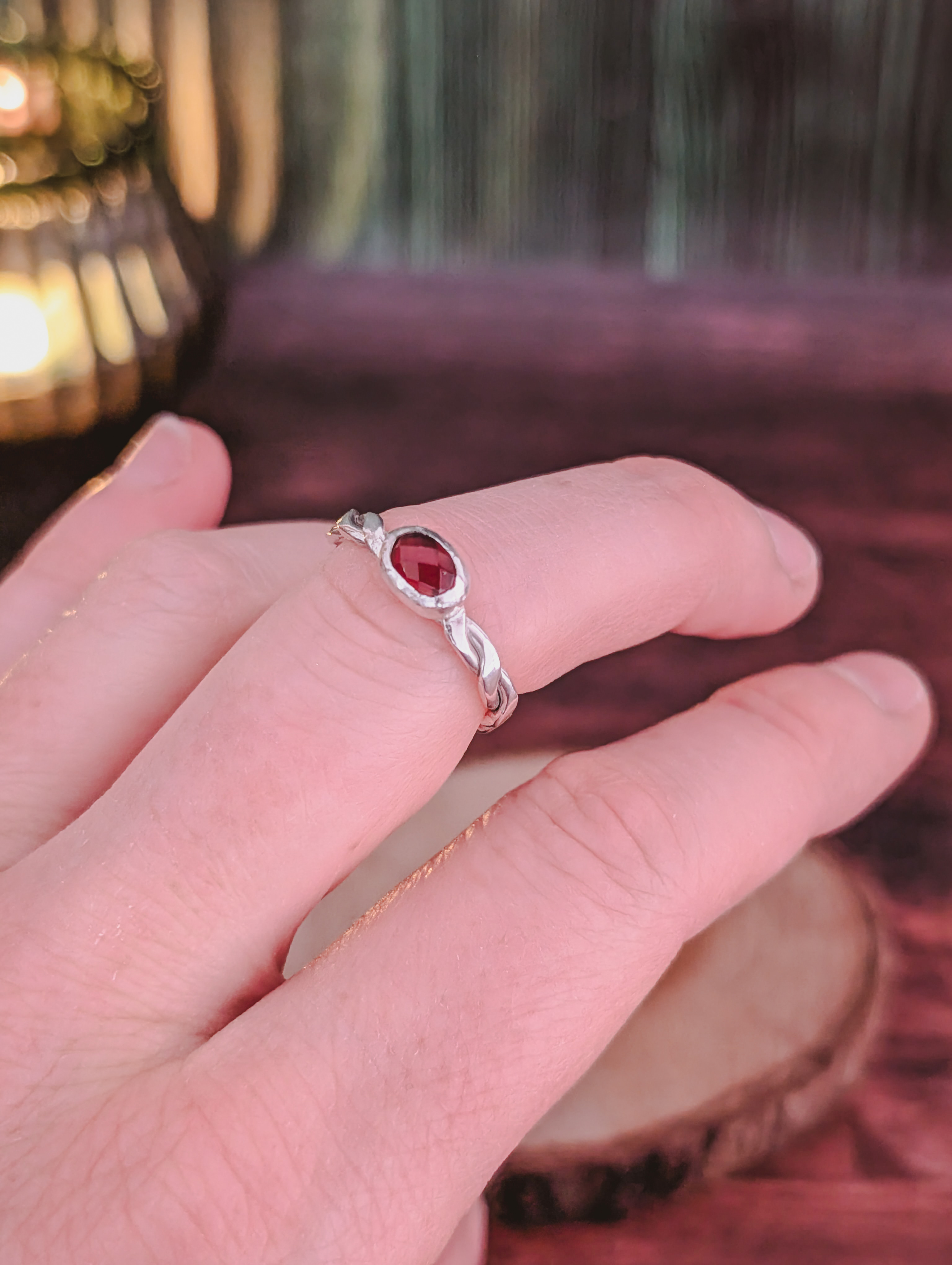 Bague Entrelacs de Braise-Mémoire