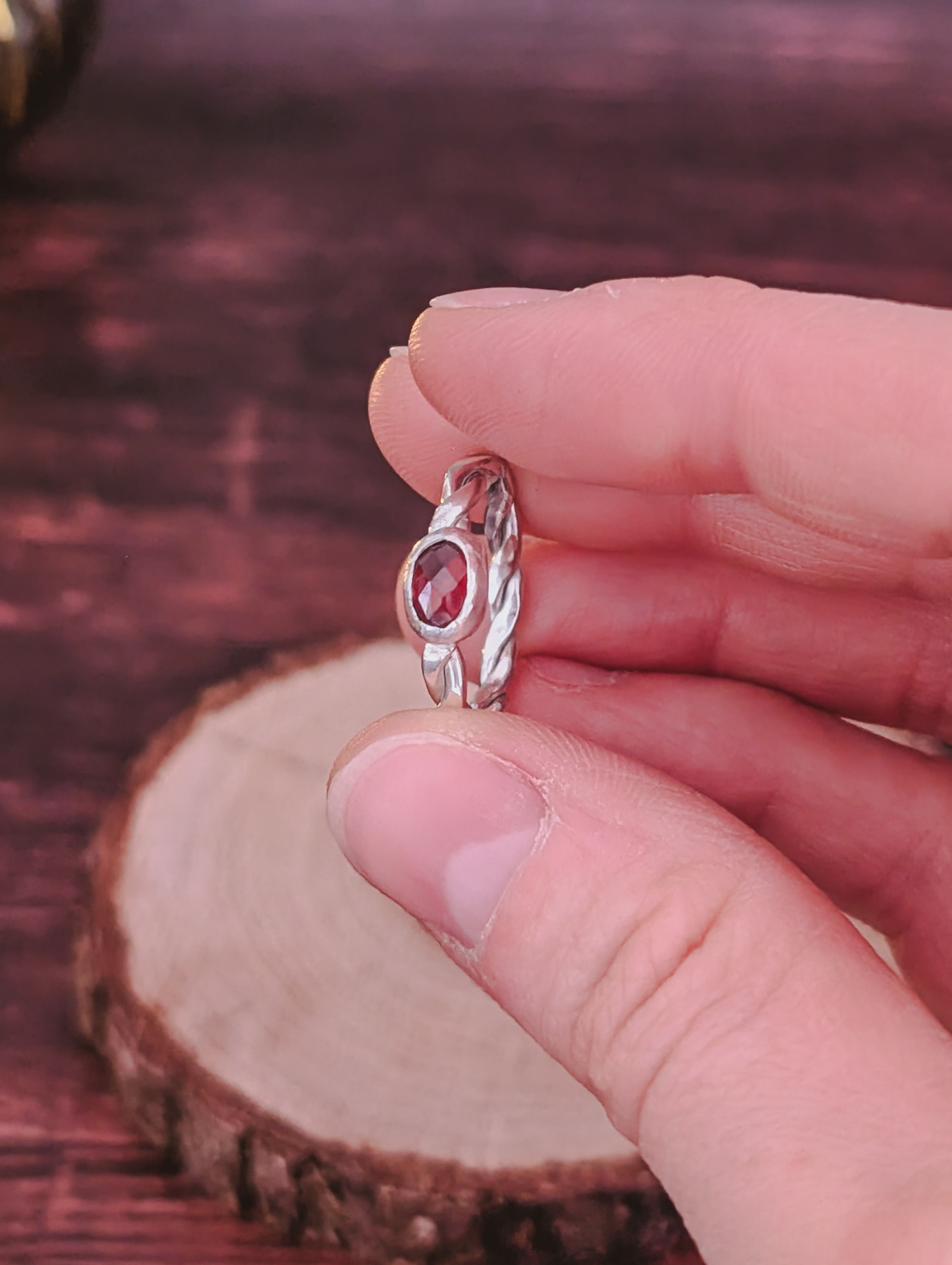 Bague Entrelacs de Braise-Mémoire