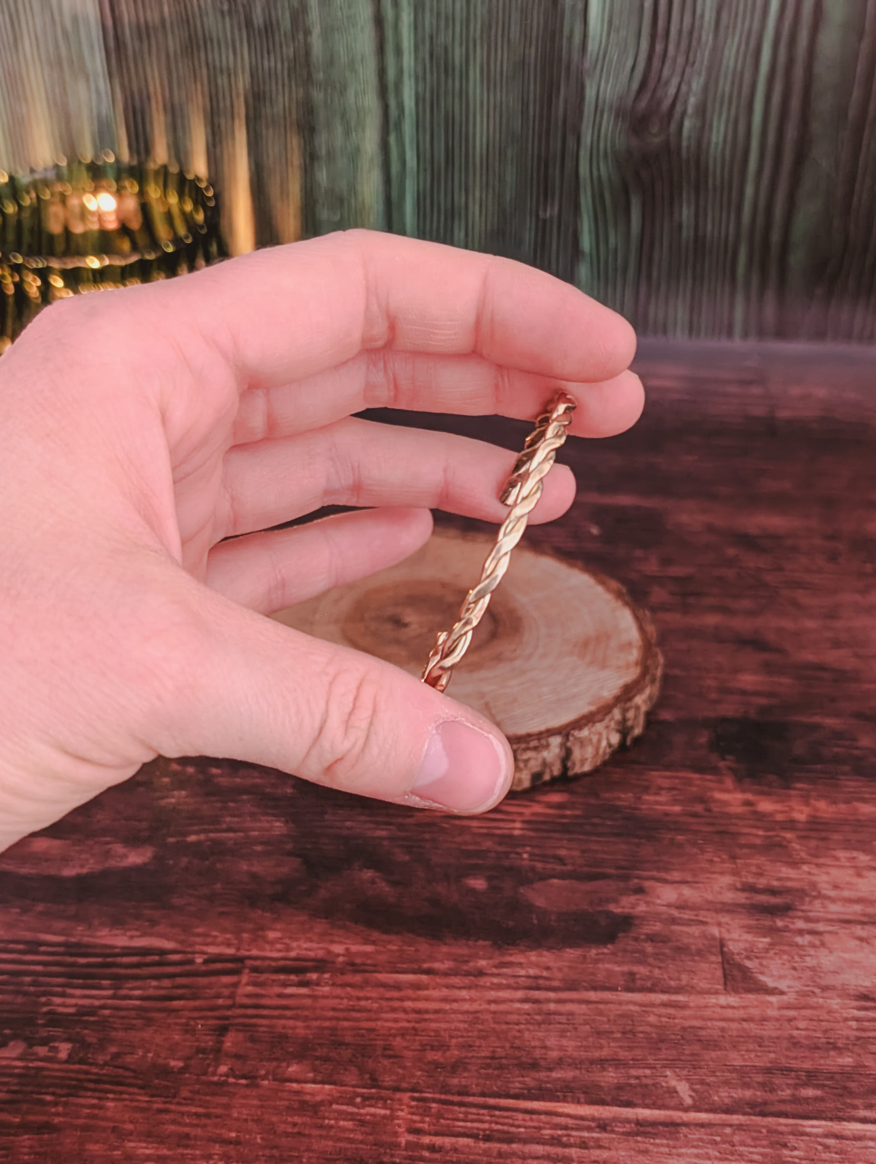 Jonc Entrelacs Laiton