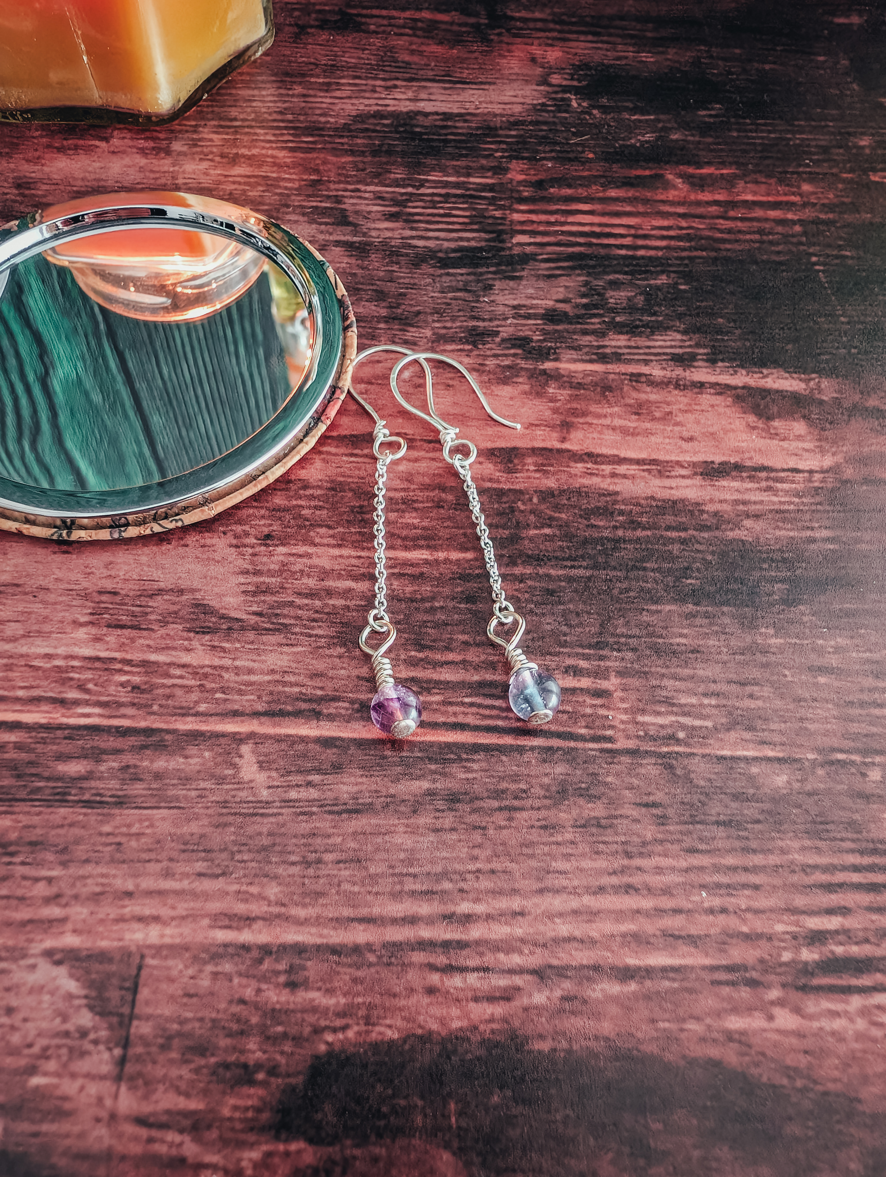 Boucles d'oreilles Petites Lanternes - Argent