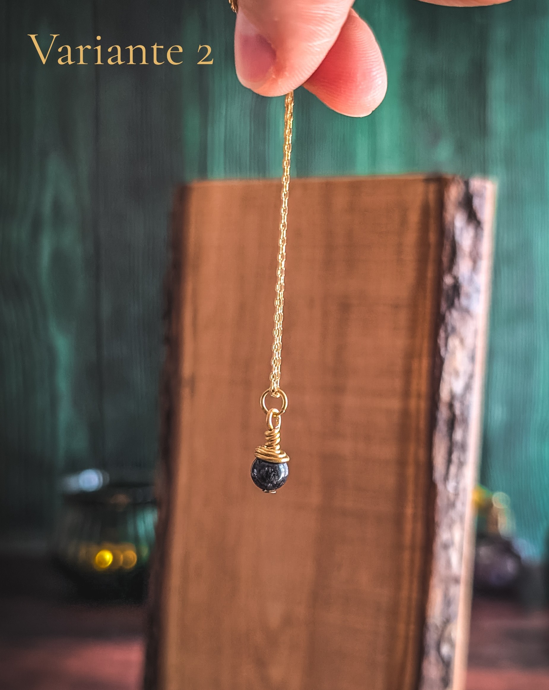 Collier Petites Lanternes - Quartz Tourmaline