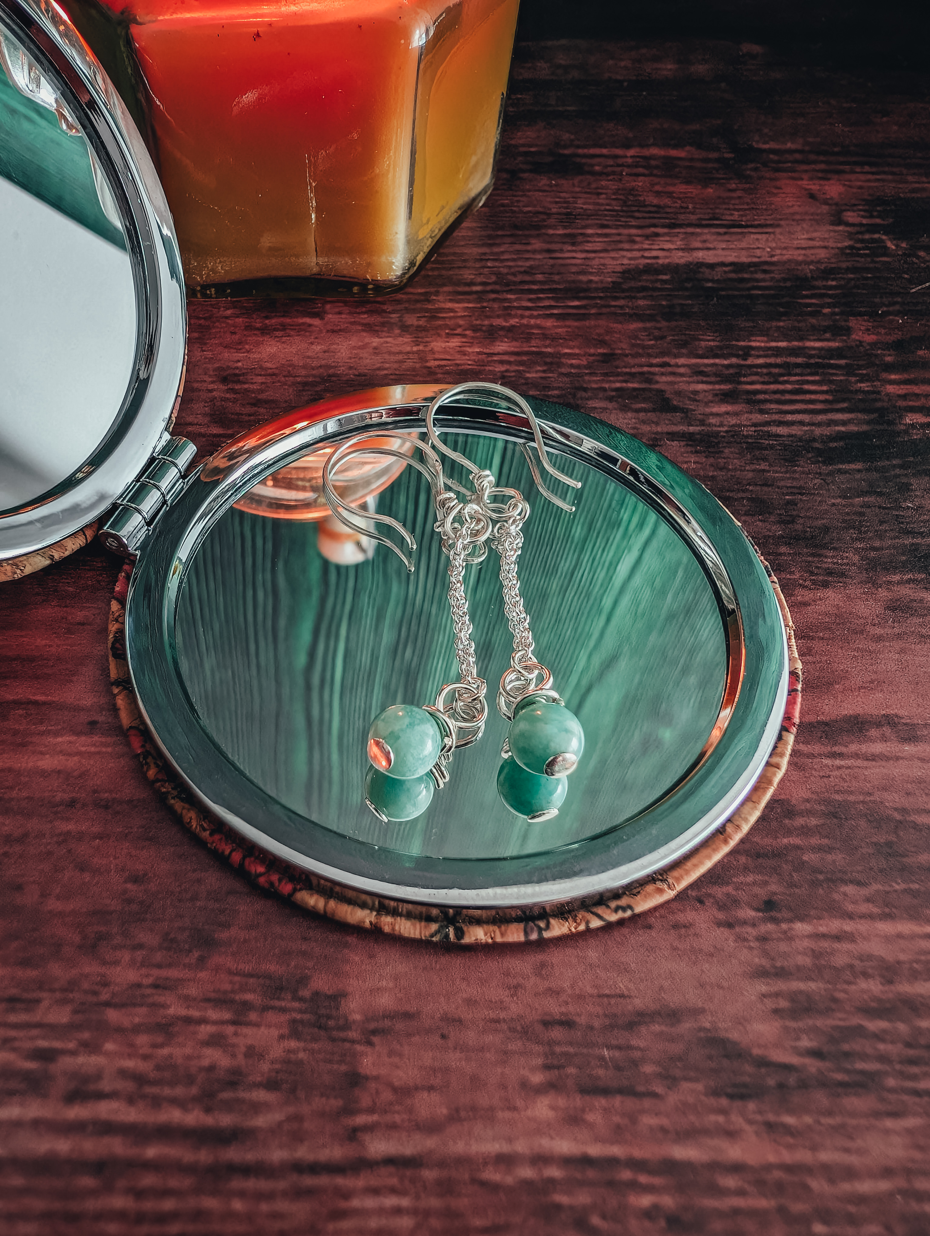 Boucles d'oreilles Petites Lanternes - Argent