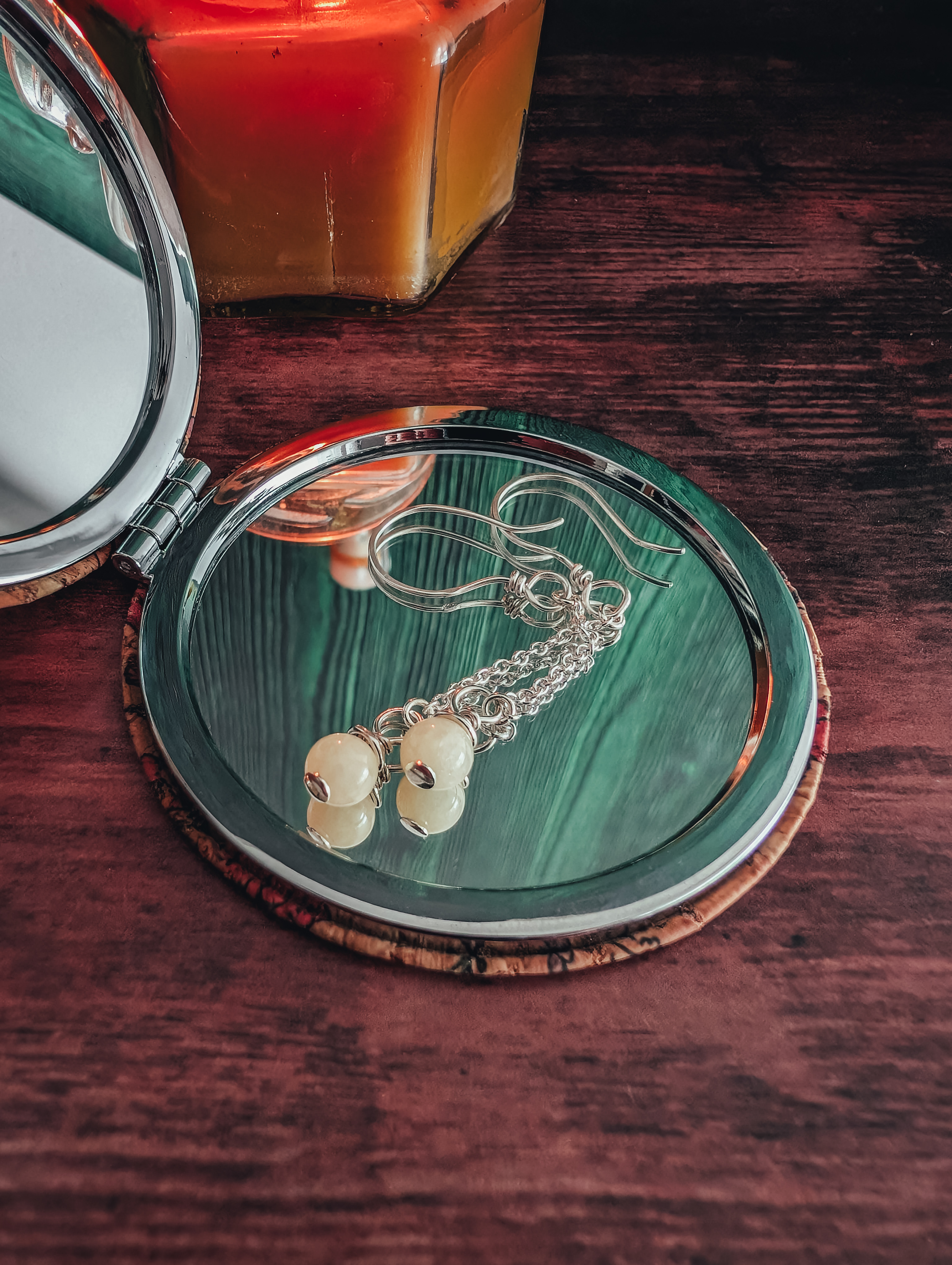 Boucles d'oreilles Petites Lanternes - Argent