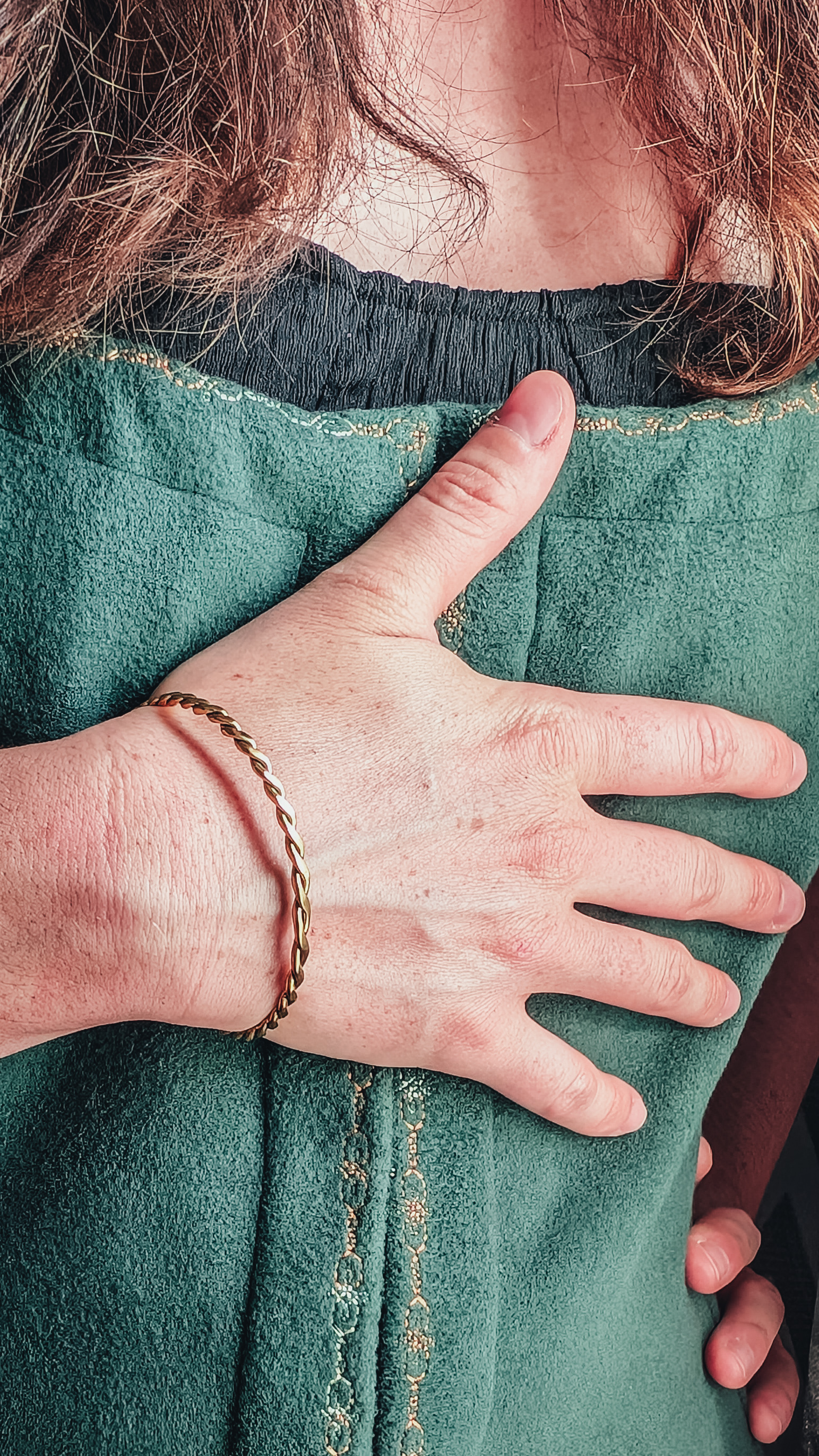 Jonc Entrelacs Laiton