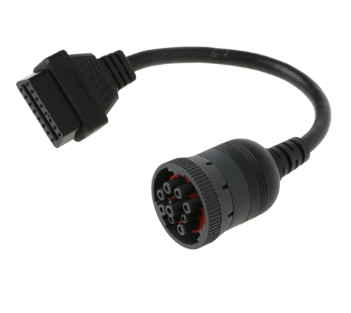 OBD2 16Pin Female To J1939 9Pin Female And Male Cable For Truck