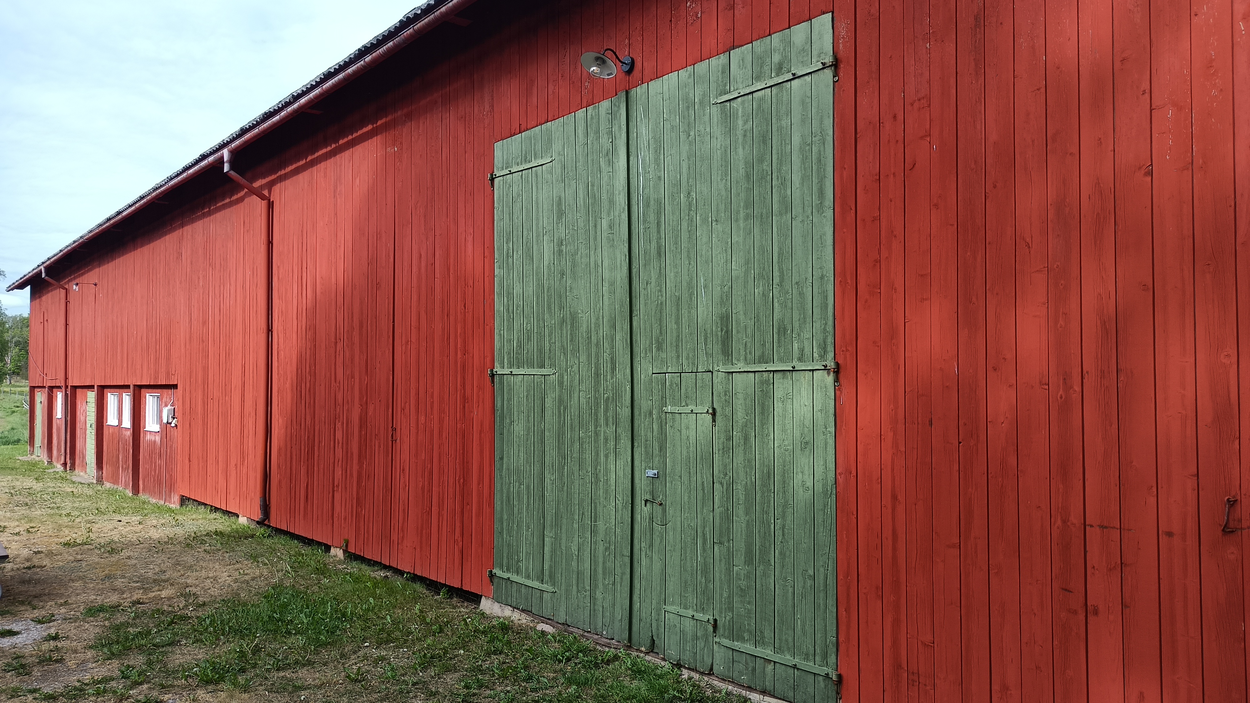 Peinture suédoise naturelle à la farine - Rouge - Bois