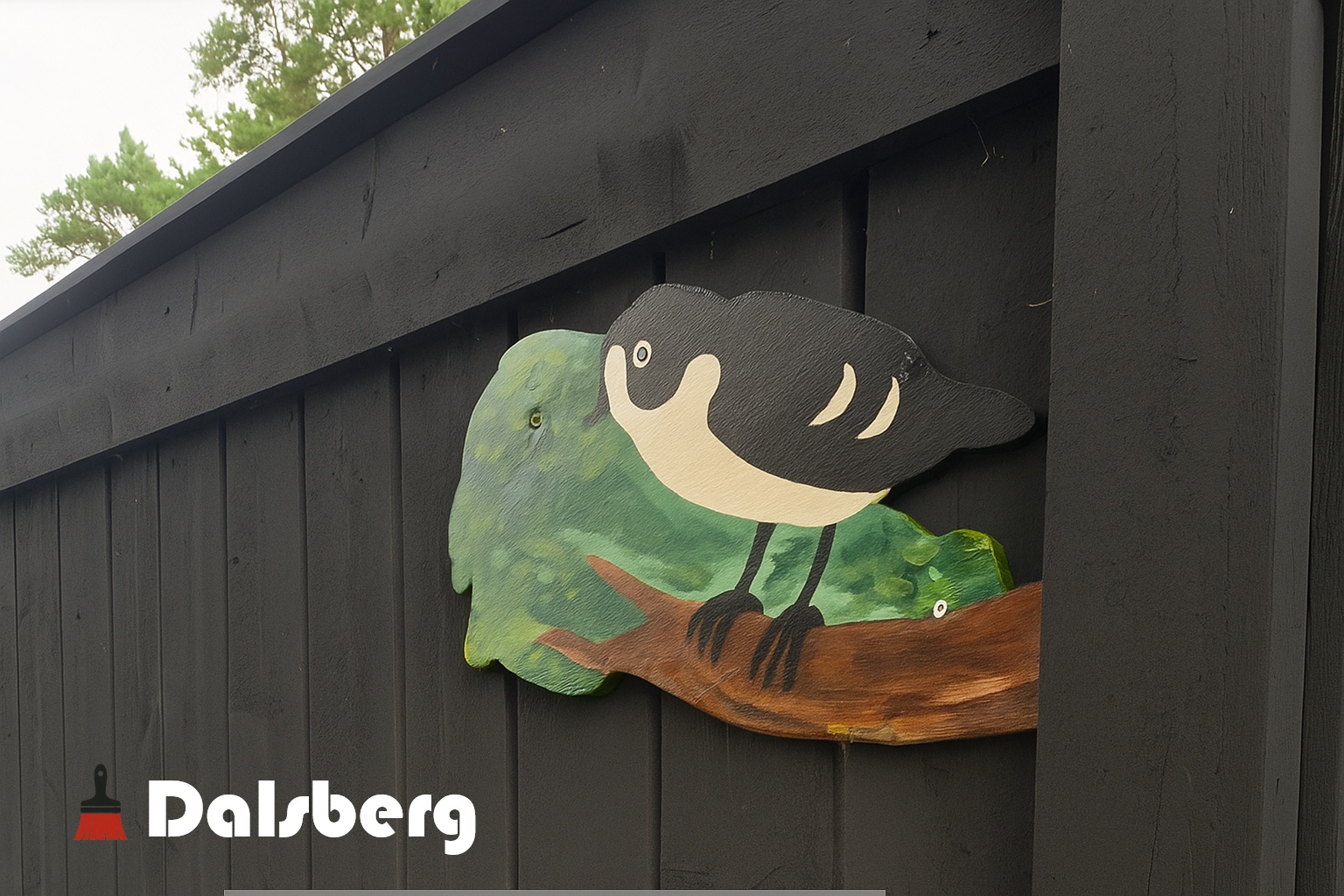 Peinture effet bois brûlé noir – Bardage & bois extérieur – Naturelle