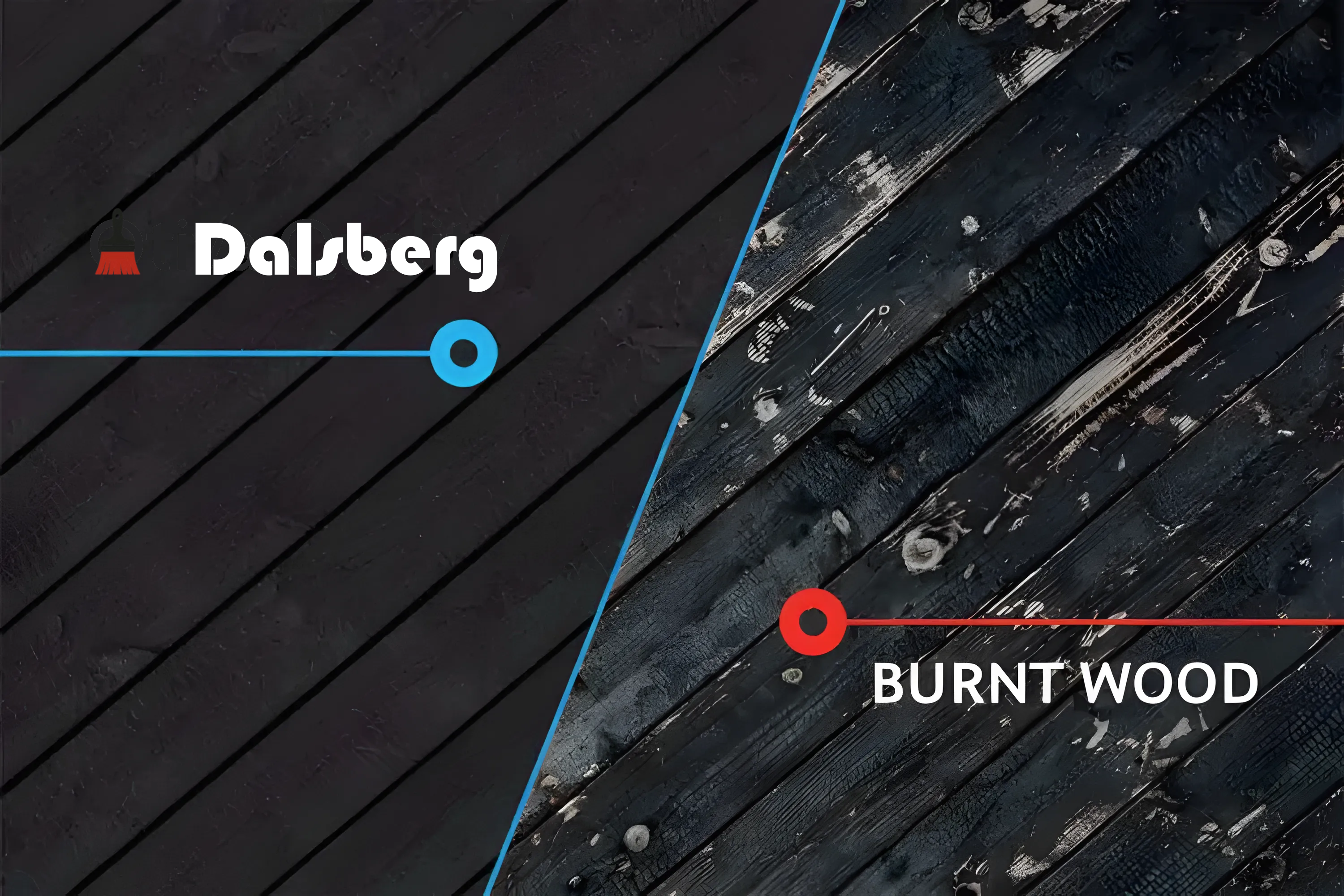 Peinture naturelle effet bois brulé - PRO