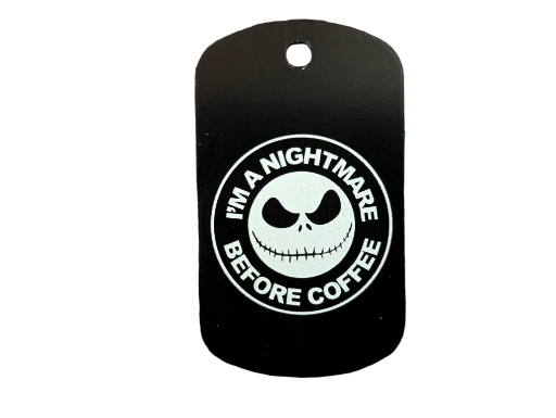 Nightmare Before Coffee Keychain