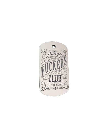 Grumpy Fuckers Club Key Ring