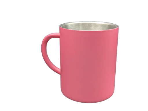 Engraved Steel Mug - Various Colours