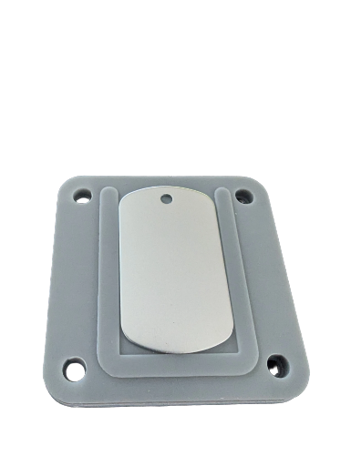 STL File - Dog Tag Jig for Laser Engravers