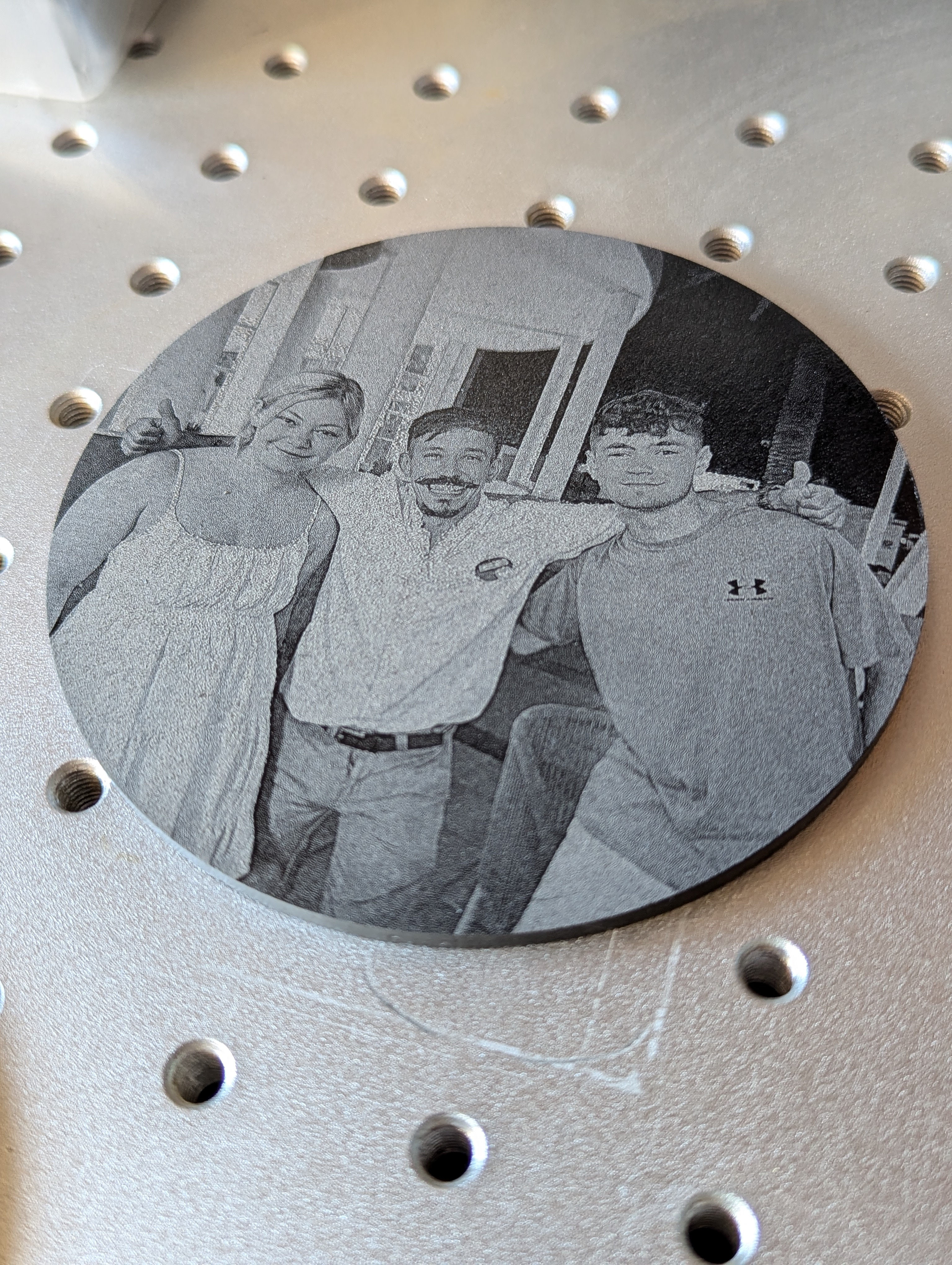 Laser Engraved Slate Photo Coasters