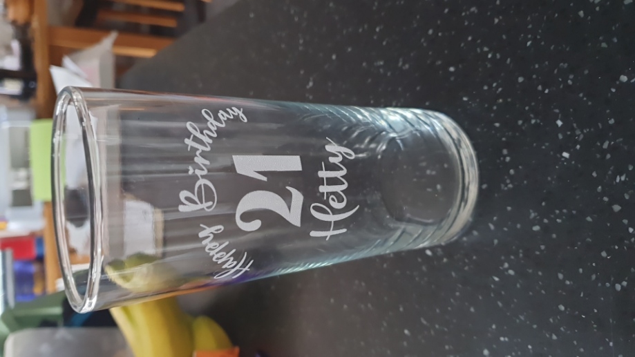 Personalised Birthday Glass
