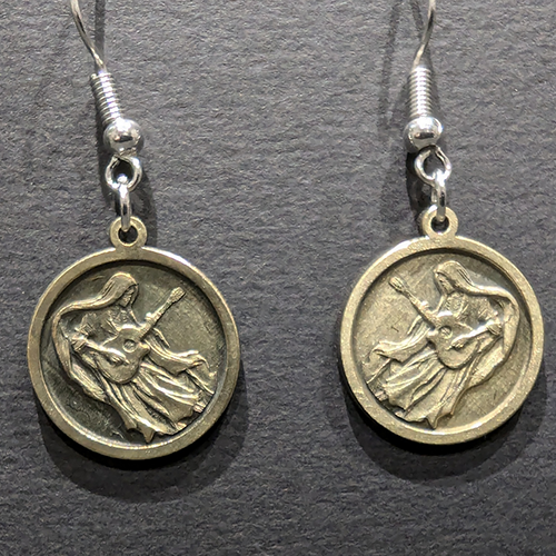 Death Guitarist Earrings