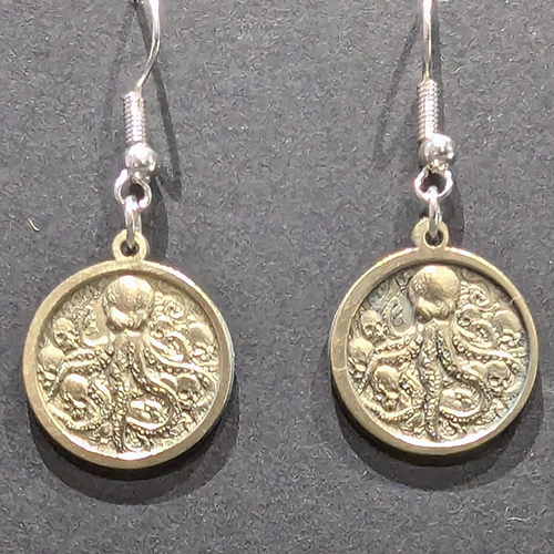 Kraken and Skulls Earrings
