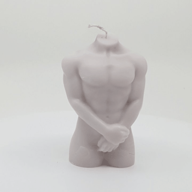 Žvakė - vyro siluetas