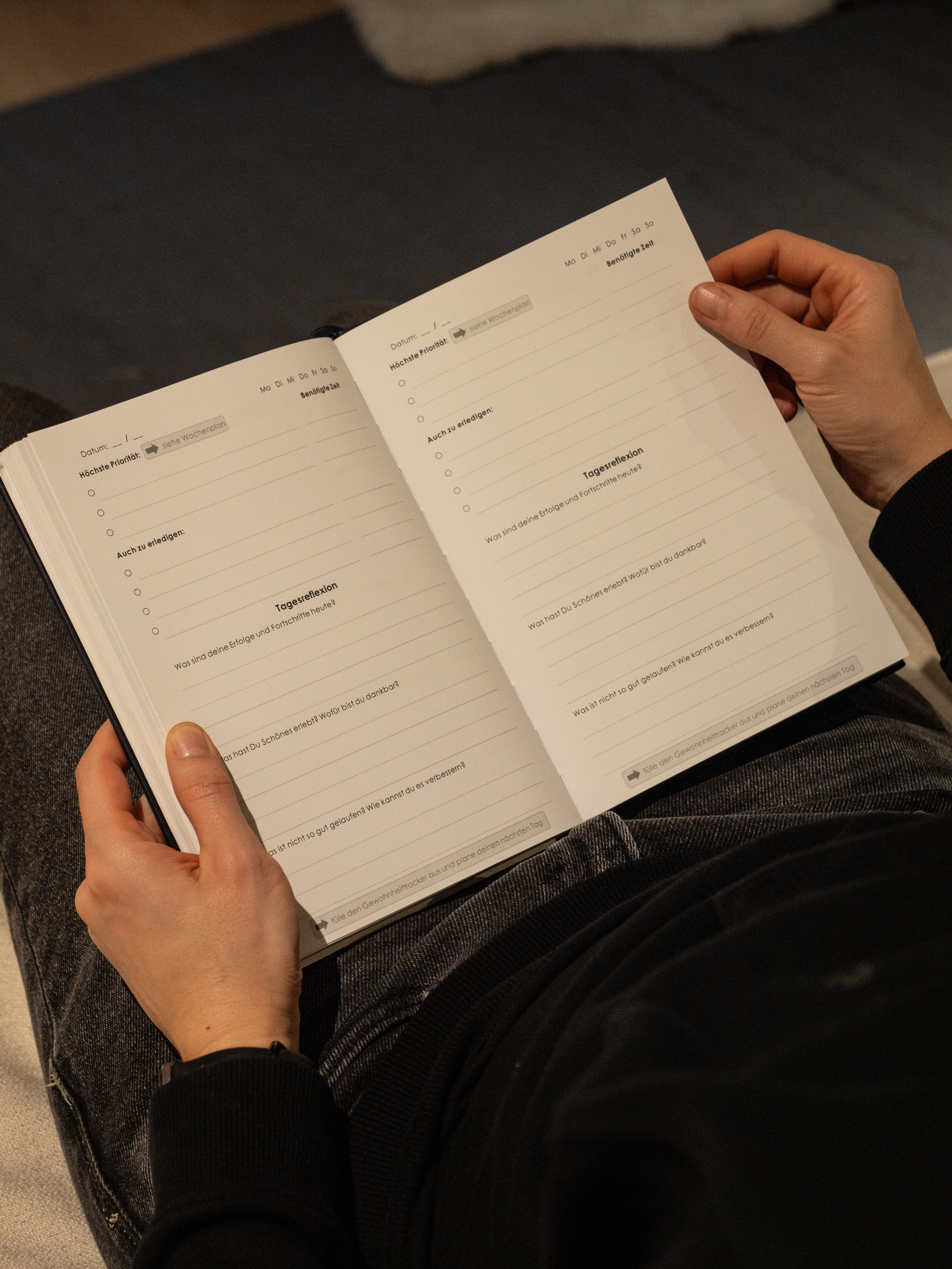 "Satellit" Journal, Blau