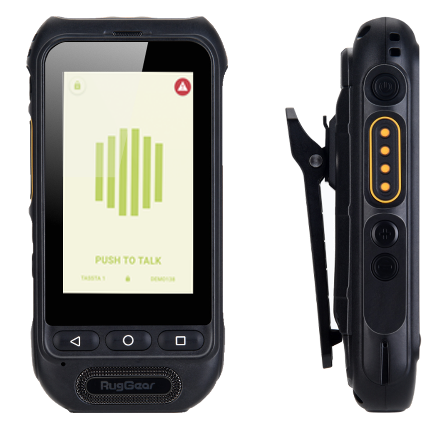 MCI Radio PoC portátil RG360