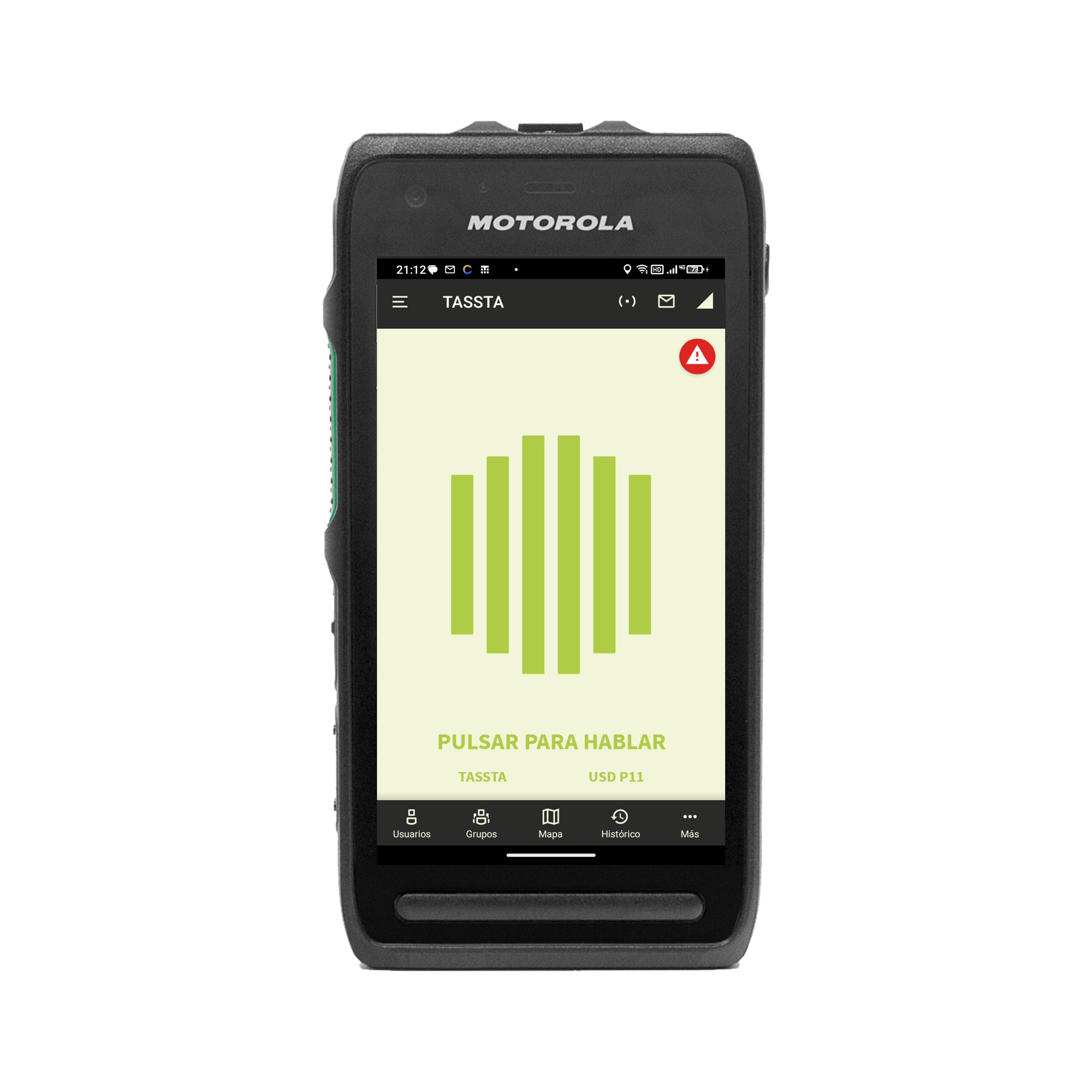 MCI Smartphone Uso Rudo misión crítica Motorola LEX L11