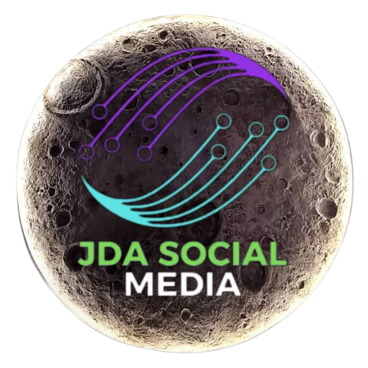 Pegatina JDA Social Media